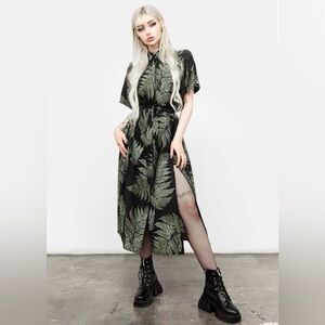 Disturbia Fern MIDI Shirt Dress